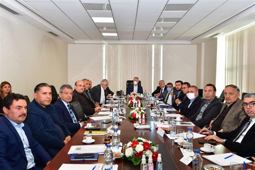 Nizip Çayı Değerlendirme Toplantısı, Valimiz Davut Gül'ün başkanlığında yapıldı.
